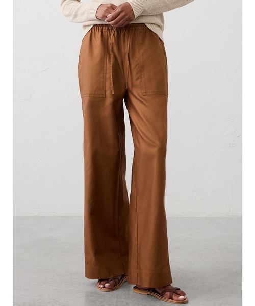 BANANA REPUBLIC FACTORY STORE(バナナリパブリック ファクトリーストア)の「BANANA REPUBLIC FACTORY STORE ワイドレッグミッドライズユーティリティペインターツイルプルオンパンツ(その他パンツ・レディース・その他1/その他/オリーブ・XS/S/M/L)」の3枚目の写真