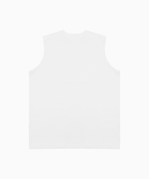 SAINTPAIN（セイントペイン）の「SPエアコットンフェイスアンドトラストスリーブレスホワイト（Tシャツ/カットソー・レディース・その他・MEDIUM/LARGE）」の2枚目の写真