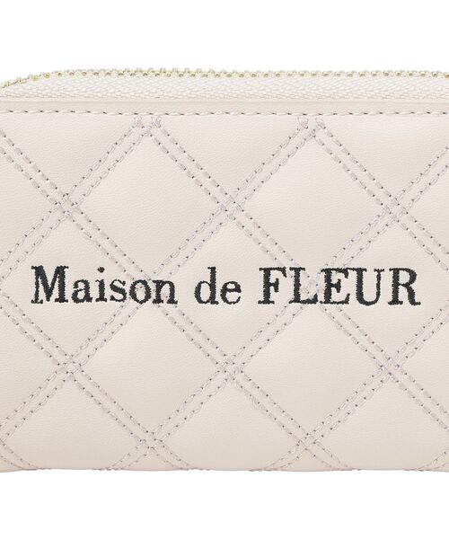 Maison de FLEUR(メゾンドフルール)の「スクエアキルティングコインケース(コインケース・レディース・ピンク/ブラック・FREE)」の13枚目の写真