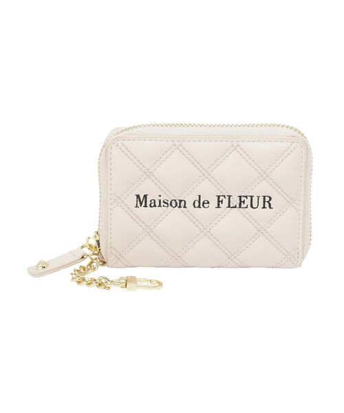 Maison de FLEUR(メゾンドフルール)の「スクエアキルティングコインケース(コインケース・レディース・ピンク/ブラック・FREE)」の15枚目の写真