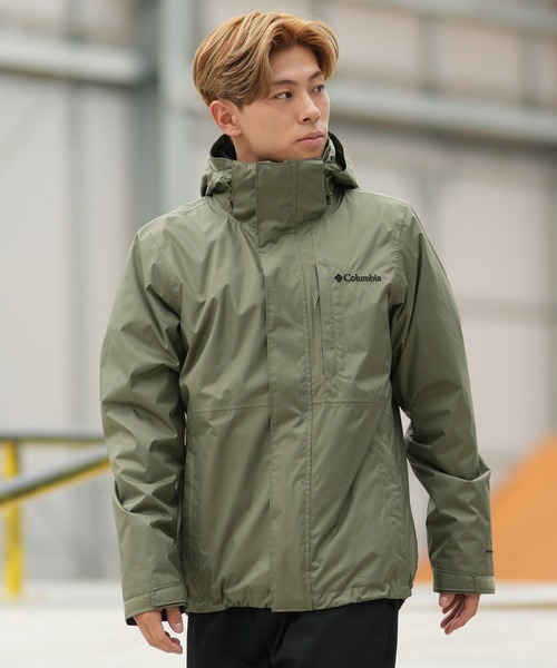 Columbia(コロンビア)の「columbia/コロンビア 防水 ジャケット WE4505(マウンテンパーカー・メンズ・ブラック/カーキ・XL/L/M)」の2枚目の写真