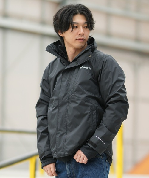 Columbia(コロンビア)の「columbia/コロンビア 防水 ジャケット WE4505(マウンテンパーカー・メンズ・ブラック/カーキ・XL/L/M)」の1枚目の写真
