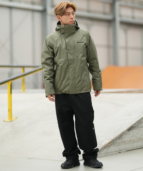 Columbia(コロンビア)の「columbia/コロンビア 防水 ジャケット WE4505(マウンテンパーカー・メンズ・ブラック/カーキ・XL/L/M)」の14枚目の写真