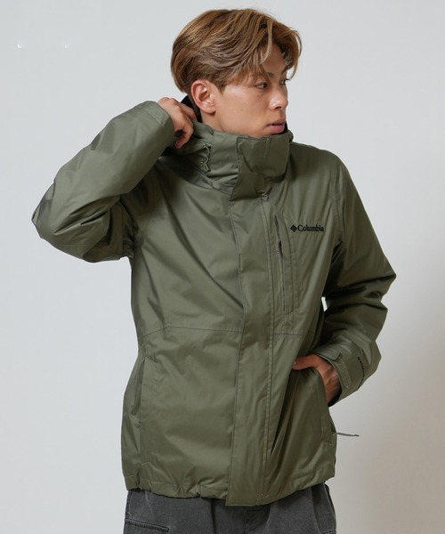 Columbia(コロンビア)の「columbia/コロンビア 防水 ジャケット WE4505(マウンテンパーカー・メンズ・ブラック/カーキ・XL/L/M)」の10枚目の写真