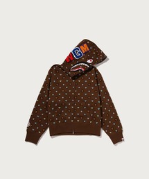 MILOGRAM SWEETS PATTERN SHARK FULL ZIP HOODIE