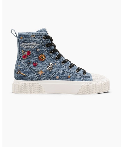 MARC JACOBS(マークジェイコブス)の「THE TRINKET CHARM HIGH TOP SNEAKER/ザ トリンケット チャーム ハイトップ スニーカー(スニーカー・レディース・インディゴブルー・40/39/41/35)」の8枚目の写真