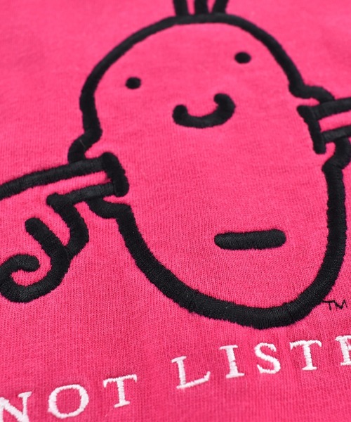 VINTAGE(ヴィンテージ)の「【USED】90’s Fruit of the Loom ”NOT LISTENING” アート Tシャツ USA製(Tシャツ/カットソー・メンズ・ピンク・X-LARGE)」の7枚目の写真