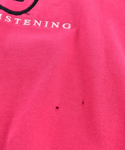 VINTAGE(ヴィンテージ)の「【USED】90’s Fruit of the Loom ”NOT LISTENING” アート Tシャツ USA製(Tシャツ/カットソー・メンズ・ピンク・X-LARGE)」の6枚目の写真