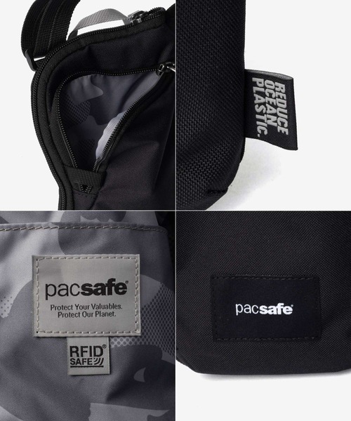 pacsafe(パックセーフ)の「【Pacsafe / パックセーフ】Pacsafe GO Tech Crossbody / テック クロスボディ ショルダーバッグ 防犯機能(ショルダーバッグ・メンズ・ブラック・FREE)」の13枚目の写真