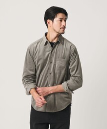 【WEB限定 WARDROBE SMART】テック コーデュロイ シャツ