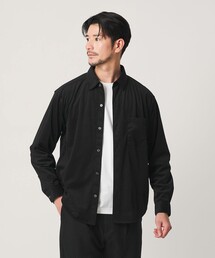 【WEB限定 WARDROBE SMART】テック コーデュロイ シャツ