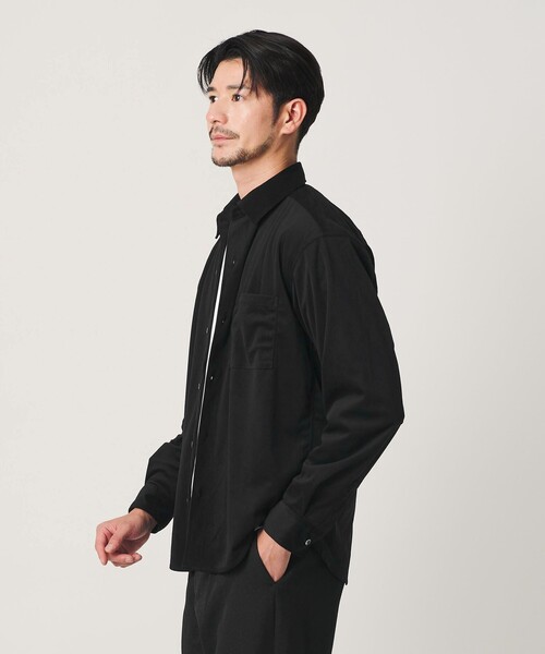 BEAUTY&YOUTH UNITED ARROWS（ビューティーアンドユースユナイテッドアローズ）の「【WEB限定 WARDROBE SMART】テック コーデュロイ シャツ（シャツ/ブラウス・メンズ・グレー/ブラック/ネイビー・L/M/S/XL）」の5枚目の写真