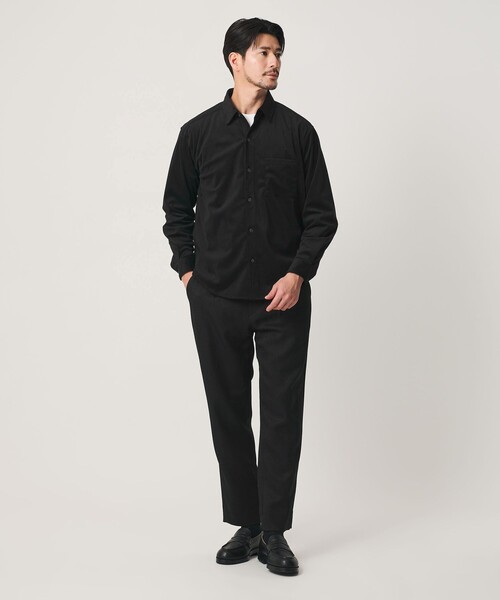 BEAUTY&YOUTH UNITED ARROWS（ビューティーアンドユースユナイテッドアローズ）の「【WEB限定 WARDROBE SMART】テック コーデュロイ シャツ（シャツ/ブラウス・メンズ・グレー/ブラック/ネイビー・L/M/S/XL）」の7枚目の写真