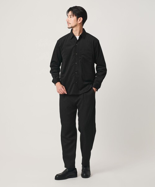 BEAUTY&YOUTH UNITED ARROWS（ビューティーアンドユースユナイテッドアローズ）の「【WEB限定 WARDROBE SMART】テック コーデュロイ シャツ（シャツ/ブラウス・メンズ・グレー/ブラック/ネイビー・L/M/S/XL）」の10枚目の写真