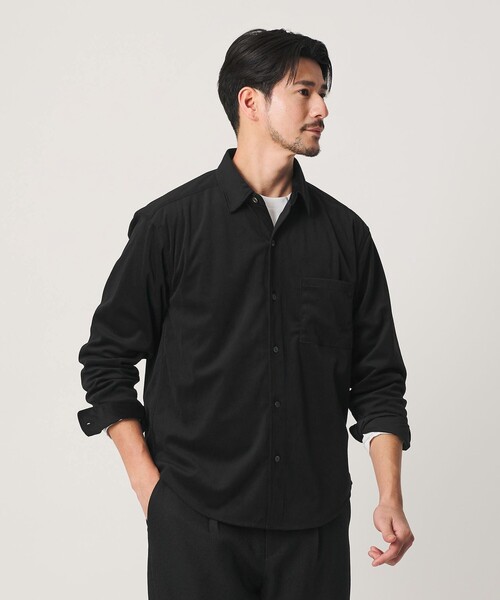 BEAUTY&YOUTH UNITED ARROWS（ビューティーアンドユースユナイテッドアローズ）の「【WEB限定 WARDROBE SMART】テック コーデュロイ シャツ（シャツ/ブラウス・メンズ・グレー/ブラック/ネイビー・L/M/S/XL）」の11枚目の写真