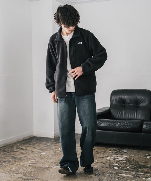 THE NORTH FACE(ザノースフェイス)の「THE NORTH FACE ザ・ノースフェイス Men's Yumiori Off Peak Full Zip Jacket ワンポイントロゴ刺繍フルジップ長袖フリースジャケット(ブルゾン・メンズ・ブラック・M/S/L)」の8枚目の写真