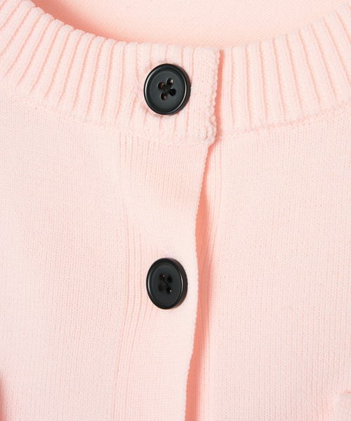 mic by Olu.(ミックバイオルドット)の「< ZOZOTOWN限定 >ボタンポケットカーディガン(カーディガン/ボレロ・レディース・チャコールグレー/ピンク・FREE)」の13枚目の写真