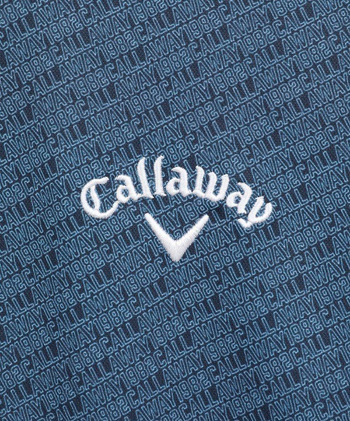 Callaway（キャロウェイ）の「Callaway キャロウェイ -3℃裏クール総柄ボタンダウン半袖シャツ（ポロシャツ・メンズ・ブラック/ネイビー/ホワイト・3L/M/LL）」の14枚目の写真