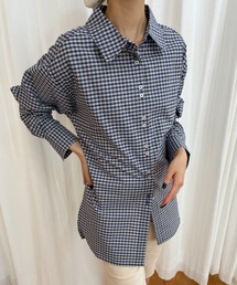 ミニチェックシャツ