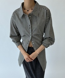 ミニチェックシャツ