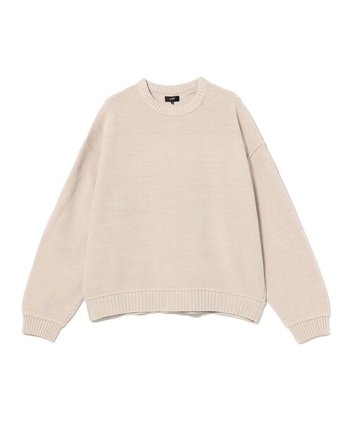 BEAMS（ビームス）の「7ゲージ フェード クルーネックニット（ニット/セーター・メンズ・クリーム/ナチュラル・M/L/XL/S）」の12枚目の写真