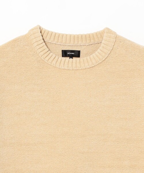 BEAMS（ビームス）の「7ゲージ フェード クルーネックニット（ニット/セーター・メンズ・クリーム/ナチュラル・M/L/XL/S）」の8枚目の写真