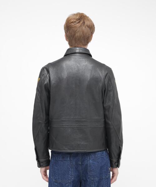 AVIREX(アヴィレックス)の「《NAVAL COLLECTION》M-421A LEATHER JACKET / レザージャケット / AVIREX / アヴィレックス(ミリタリージャケット・メンズ・ブラック・X-LARGE/XX-LARGE/LARGE)」の3枚目の写真