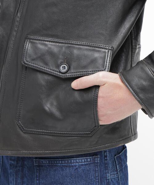 AVIREX(アヴィレックス)の「《NAVAL COLLECTION》M-421A LEATHER JACKET / レザージャケット / AVIREX / アヴィレックス(ミリタリージャケット・メンズ・ブラック・X-LARGE/XX-LARGE/LARGE)」の12枚目の写真