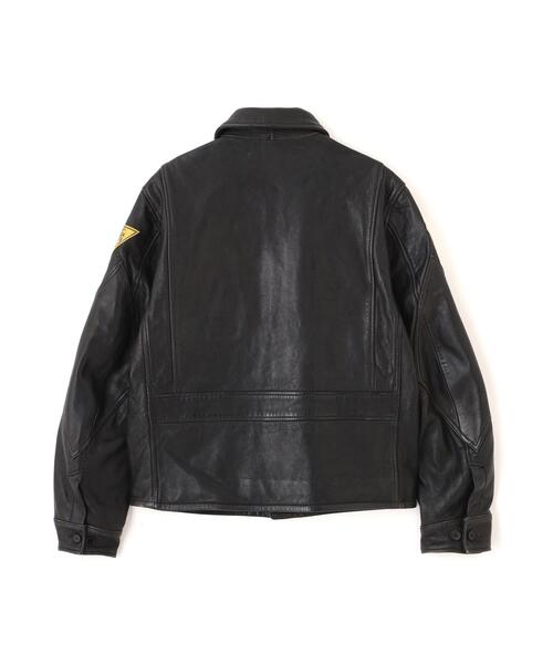 AVIREX(アヴィレックス)の「《NAVAL COLLECTION》M-421A LEATHER JACKET / レザージャケット / AVIREX / アヴィレックス(ミリタリージャケット・メンズ・ブラック・X-LARGE/XX-LARGE/LARGE)」の9枚目の写真