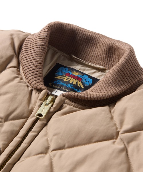 Eddie Bauer(エディーバウアー)の「Eddie Bauer(エディー・バウアー) SKYLINER キルティング ダウンジャケット ブルゾン メンズ E242430M スカイライナー(ダウンジャケット/コート・メンズ・ブラック/カーキ/ネイビー・M/L)」の8枚目の写真