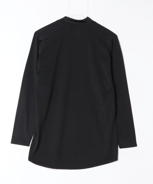 HANES(ヘインズ)の「【Hanes/ヘインズ】メンズ Hanes MOVES裏起毛ソフトコンプレッション モックネックロングスリーブTシャツ(Tシャツ/カットソー・メンズ・ブラック・X-LARGE/LARGE/MEDIUM)」の2枚目の写真