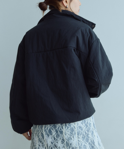 IENA LA BOUCLE(イエナラブークル)の「《/洗える》IENA LA BOUCLE コットンナイロンパテットブルゾン(その他アウター・レディース・ブラック/ベージュ系その他・FREE)」の8枚目の写真