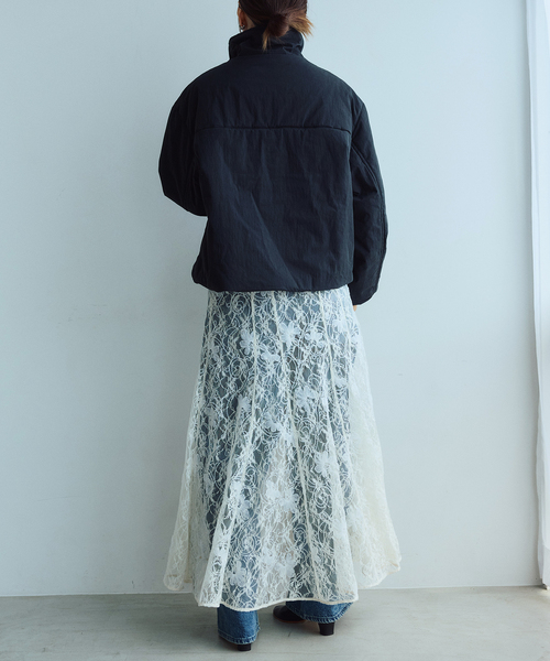 IENA LA BOUCLE(イエナラブークル)の「《/洗える》IENA LA BOUCLE コットンナイロンパテットブルゾン(その他アウター・レディース・ブラック/ベージュ系その他・FREE)」の13枚目の写真