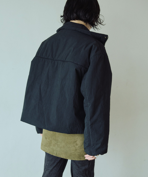 IENA LA BOUCLE(イエナラブークル)の「《/洗える》IENA LA BOUCLE コットンナイロンパテットブルゾン(その他アウター・レディース・ブラック/ベージュ系その他・FREE)」の16枚目の写真