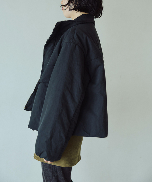 IENA LA BOUCLE(イエナラブークル)の「《/洗える》IENA LA BOUCLE コットンナイロンパテットブルゾン(その他アウター・レディース・ブラック/ベージュ系その他・FREE)」の17枚目の写真