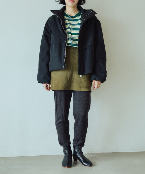 IENA LA BOUCLE(イエナラブークル)の「《/洗える》IENA LA BOUCLE コットンナイロンパテットブルゾン(その他アウター・レディース・ブラック/ベージュ系その他・FREE)」の18枚目の写真
