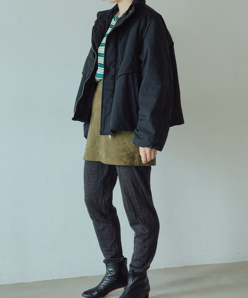 IENA LA BOUCLE(イエナラブークル)の「《/洗える》IENA LA BOUCLE コットンナイロンパテットブルゾン(その他アウター・レディース・ブラック/ベージュ系その他・FREE)」の19枚目の写真