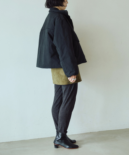 IENA LA BOUCLE(イエナラブークル)の「《/洗える》IENA LA BOUCLE コットンナイロンパテットブルゾン(その他アウター・レディース・ブラック/ベージュ系その他・FREE)」の21枚目の写真