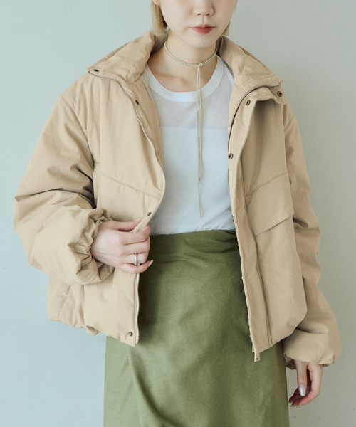 IENA LA BOUCLE(イエナラブークル)の「《/洗える》IENA LA BOUCLE コットンナイロンパテットブルゾン(その他アウター・レディース・ブラック/ベージュ系その他・FREE)」の22枚目の写真
