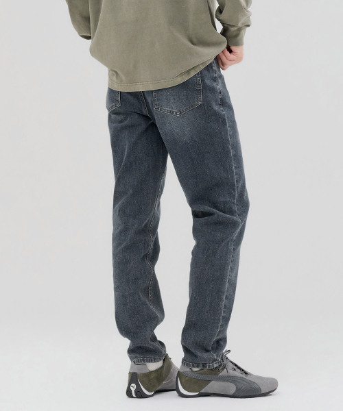 CHASECULT(チェイスカルト)の「メンズ Dトーンウォッシュテーパードデニム-FERK2311B04(デニムパンツ・メンズ・ネイビー・70/76/82/86)」の2枚目の写真