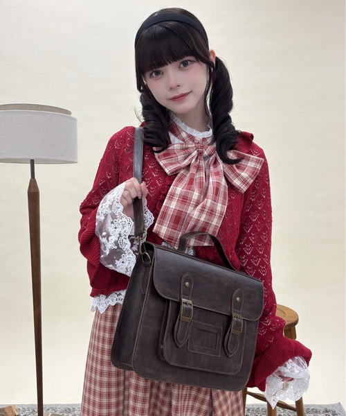 kutir(クティール)の「kutirlune/【3way仕様】レトロバッグ(ショルダーバッグ・レディース・ブラック/ダークブラウン/キャメル・FREE)」の10枚目の写真