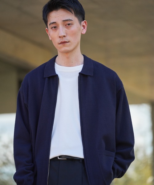 URBAN RESEARCH DOORS(アーバンリサーチドアーズ)の「『UR TECH』200日ジップジャケット(カーディガン/ボレロ・メンズ・チャコールグレー/ネイビー・LARGE/X-LARGE/MEDIUM)」の12枚目の写真