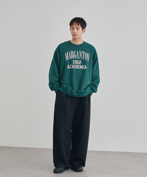 DISCOAT(ディスコート)の「【Enlude】ヒビワレカレッジロゴスウェット《WEB限定カラーあり》(Tシャツ/カットソー・レディース・レッド/ダークグリーン/ベージュ/ライトベージュ/ブラウン・FREE)」の13枚目の写真