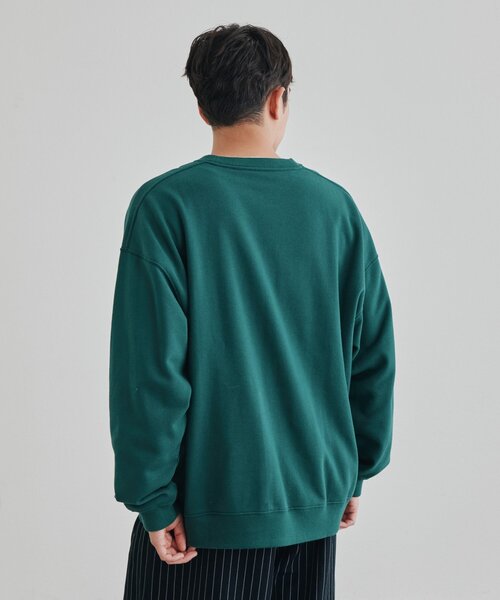 DISCOAT(ディスコート)の「【Enlude】ヒビワレカレッジロゴスウェット《WEB限定カラーあり》(Tシャツ/カットソー・レディース・レッド/ダークグリーン/ベージュ/ライトベージュ/ブラウン・FREE)」の15枚目の写真