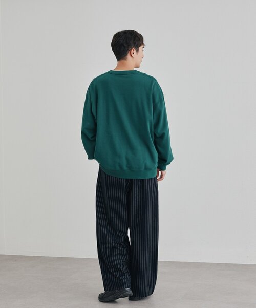 DISCOAT(ディスコート)の「【Enlude】ヒビワレカレッジロゴスウェット《WEB限定カラーあり》(Tシャツ/カットソー・レディース・レッド/ダークグリーン/ベージュ/ライトベージュ/ブラウン・FREE)」の21枚目の写真