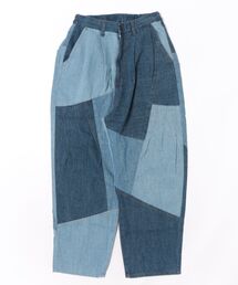 mililopiulu（ミリロピュール）の「mililopiulu/ミリロピュール　WEAVE PATCH DENIM PANTS L【gsc別注商品】（デニムパンツ）」