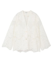 CLANE/クラネ/FLOWER LACE WIDE SHIRT JACKET