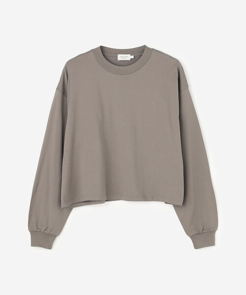 handvaerk(ハンドバーク)の「handvaerk | 60/2 クルーネック 長袖Tシャツ WOMEN(Tシャツ/カットソー・レディース・ホワイト/ダークグレー/グレー系その他/ブラック/ブラウン系その他・S)」の4枚目の写真