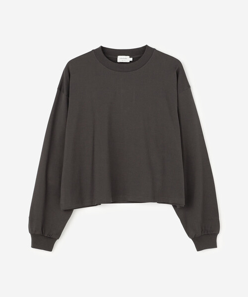handvaerk(ハンドバーク)の「handvaerk | 60/2 クルーネック 長袖Tシャツ WOMEN(Tシャツ/カットソー・レディース・ホワイト/ダークグレー/グレー系その他/ブラック/ブラウン系その他・S)」の3枚目の写真