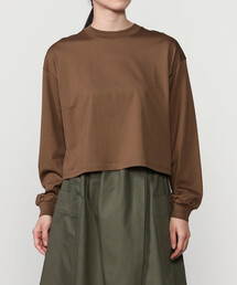 handvaerk | handvaerk | 60/2 クルーネック 長袖Tシャツ WOMEN(Tシャツ/カットソー)